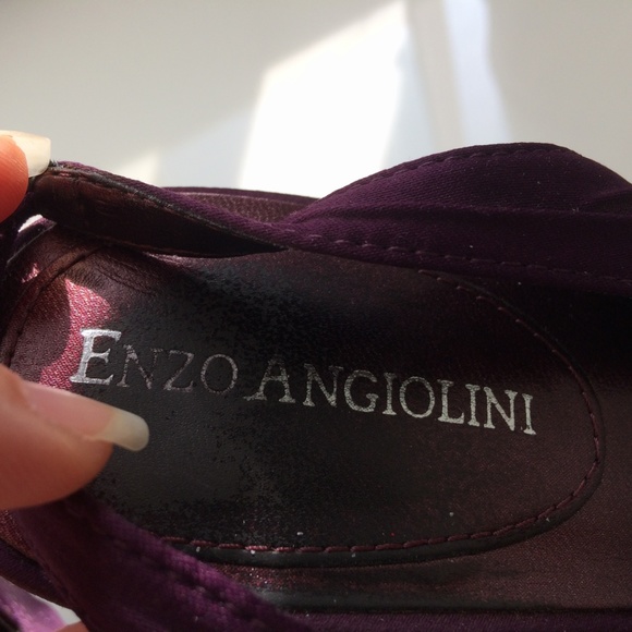 Purple slingback heels - Picture 6 of 7